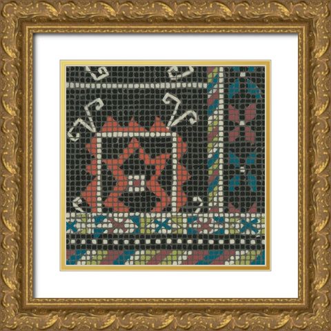 Woven Journey IV Gold Ornate Wood Framed Art Print with Double Matting by Zarris, Chariklia