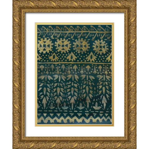 Nightingale II Gold Ornate Wood Framed Art Print with Double Matting by Zarris, Chariklia