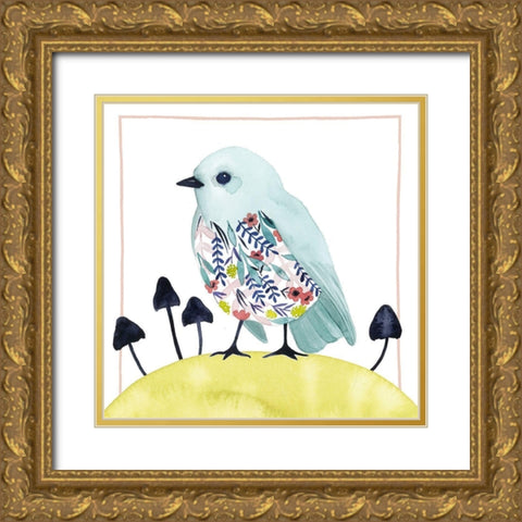 Friends of Clementine IV Gold Ornate Wood Framed Art Print with Double Matting by Popp, Grace