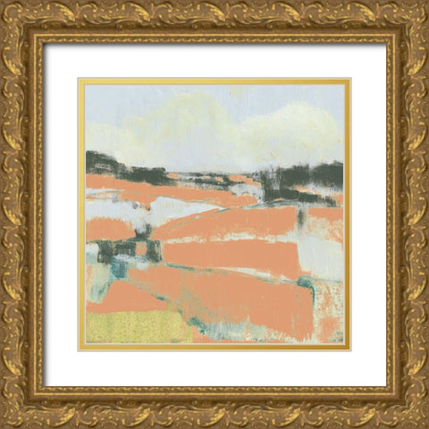 Coral Fields II Gold Ornate Wood Framed Art Print with Double Matting by Goldberger, Jennifer