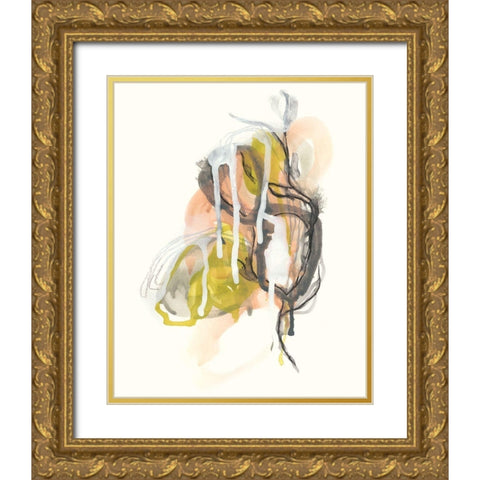 Chimera I Gold Ornate Wood Framed Art Print with Double Matting by Vess, June Erica