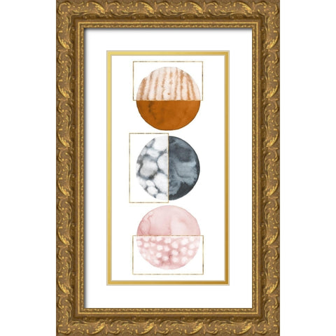 Magnified I Gold Ornate Wood Framed Art Print with Double Matting by Popp, Grace
