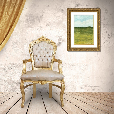 Rustic Country I Gold Ornate Wood Framed Art Print with Double Matting by Chandler, Sharon