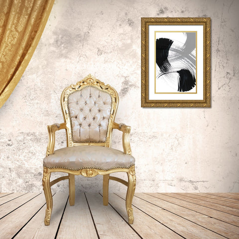 Reveal I Gold Ornate Wood Framed Art Print with Double Matting by Chandler, Sharon