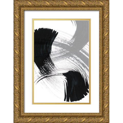 Reveal I Gold Ornate Wood Framed Art Print with Double Matting by Chandler, Sharon
