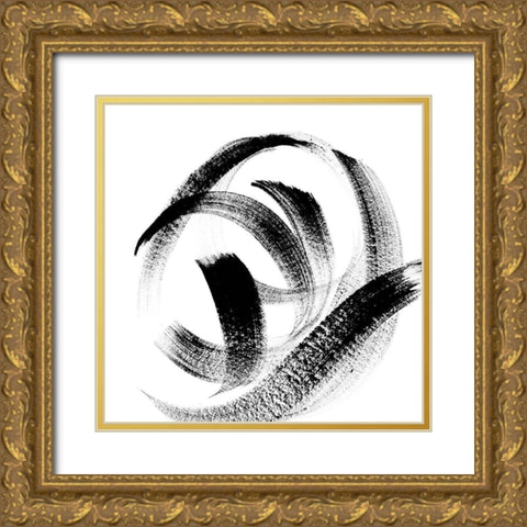 Follow Me I Gold Ornate Wood Framed Art Print with Double Matting by Chandler, Sharon