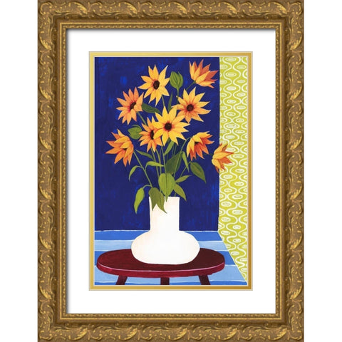 Flowers for Friday II Gold Ornate Wood Framed Art Print with Double Matting by Popp, Grace