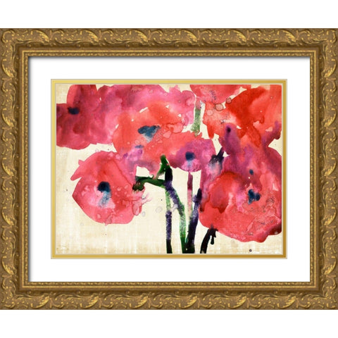 Blossom View II Gold Ornate Wood Framed Art Print with Double Matting by Dixon, Samuel