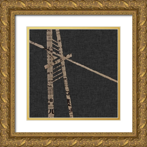 Kozo I Gold Ornate Wood Framed Art Print with Double Matting by Perkins, Greg
