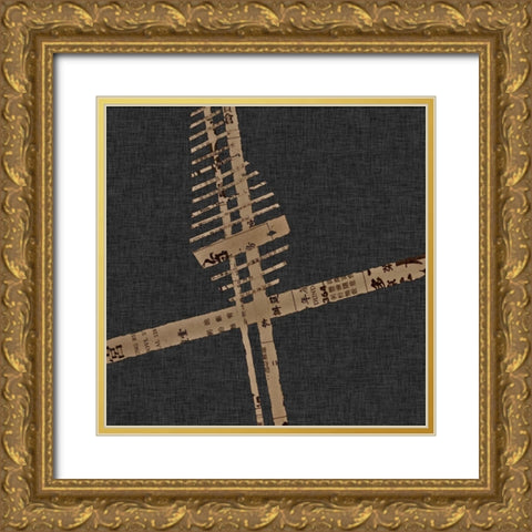 Kozo II Gold Ornate Wood Framed Art Print with Double Matting by Perkins, Greg