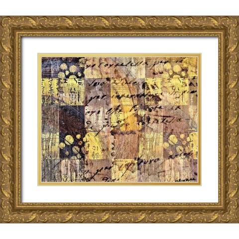 Of the World I Gold Ornate Wood Framed Art Print with Double Matting by Perkins, Greg