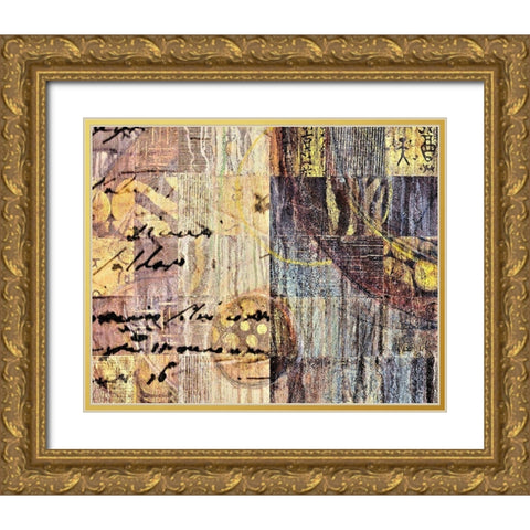 Of the World III Gold Ornate Wood Framed Art Print with Double Matting by Perkins, Greg