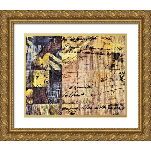 Of the World IV Gold Ornate Wood Framed Art Print with Double Matting by Perkins, Greg