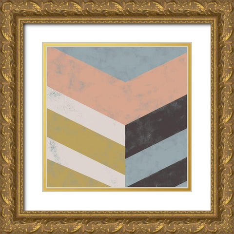 Stride I Gold Ornate Wood Framed Art Print with Double Matting by Zarris, Charliklia