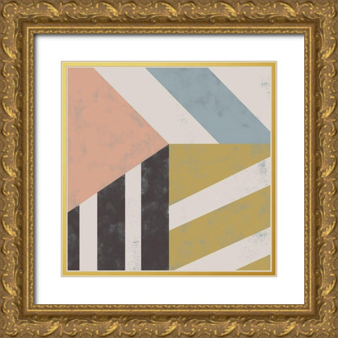 Stride II Gold Ornate Wood Framed Art Print with Double Matting by Zarris, Charliklia
