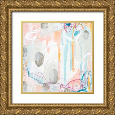 Interior Orbit IV Gold Ornate Wood Framed Art Print with Double Matting by Vess, June Erica