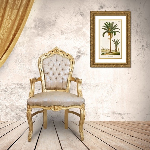 Turpin Exotic Palms IV Gold Ornate Wood Framed Art Print with Double Matting by Turpin