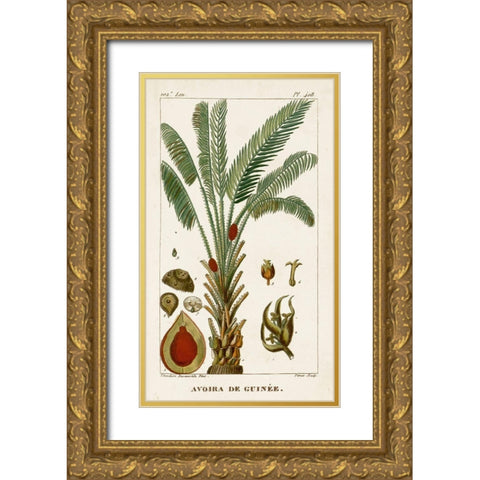 Turpin Exotic Palms VI Gold Ornate Wood Framed Art Print with Double Matting by Turpin
