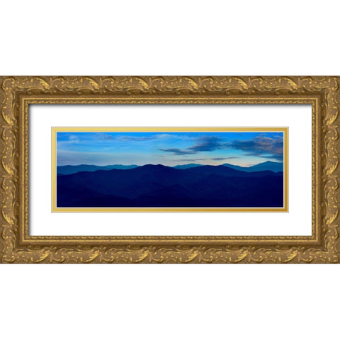 Misty Mountains VII Gold Ornate Wood Framed Art Print with Double Matting by McLoughlin, James