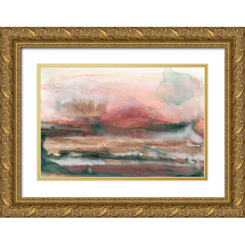 Lost Horizon I Gold Ornate Wood Framed Art Print with Double Matting by Stramel, Renee W.