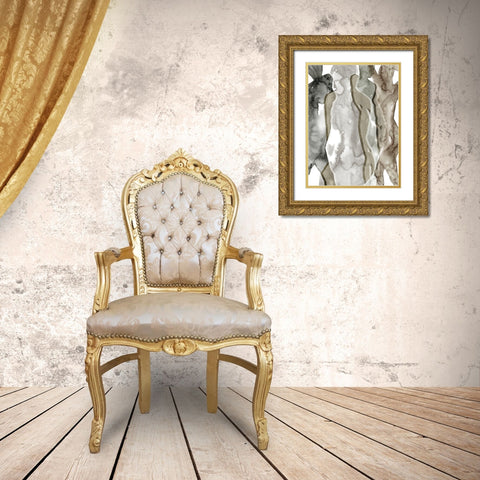 Earth Women I Gold Ornate Wood Framed Art Print with Double Matting by Popp, Grace