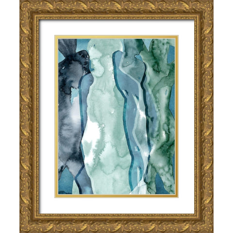 Water Women I Gold Ornate Wood Framed Art Print with Double Matting by Popp, Grace