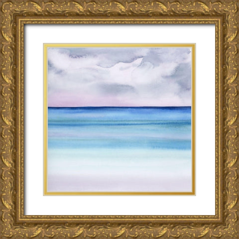 Twilight Sands I Gold Ornate Wood Framed Art Print with Double Matting by Popp, Grace