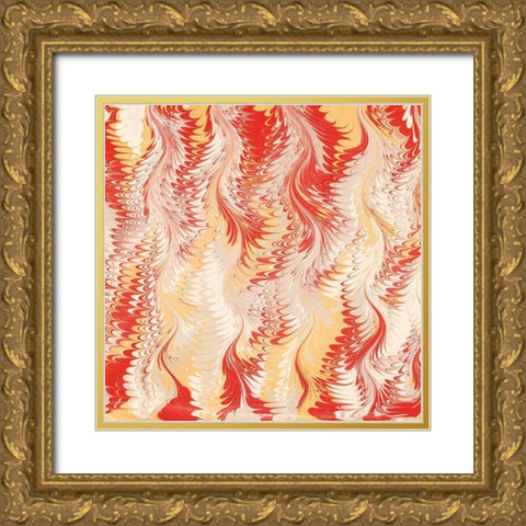 Florentine V Gold Ornate Wood Framed Art Print with Double Matting by Unknown