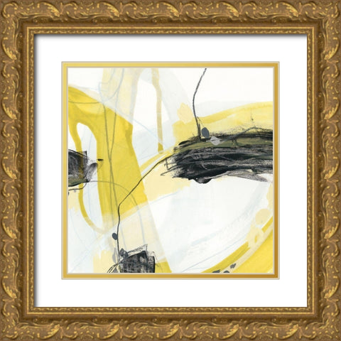 Conduit II Gold Ornate Wood Framed Art Print with Double Matting by Vess, June Erica