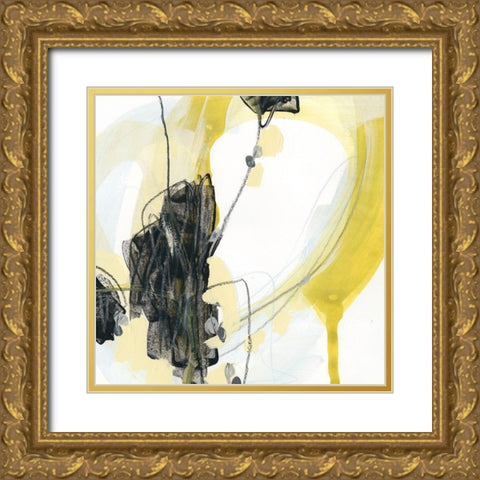 Conduit IV Gold Ornate Wood Framed Art Print with Double Matting by Vess, June Erica