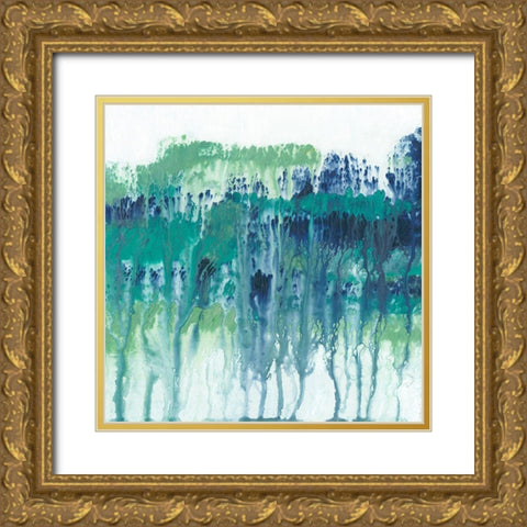 Emerging Layers II Gold Ornate Wood Framed Art Print with Double Matting by Holland, J.