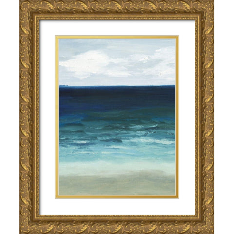 Sandfiddler Drive I Gold Ornate Wood Framed Art Print with Double Matting by Popp, Grace