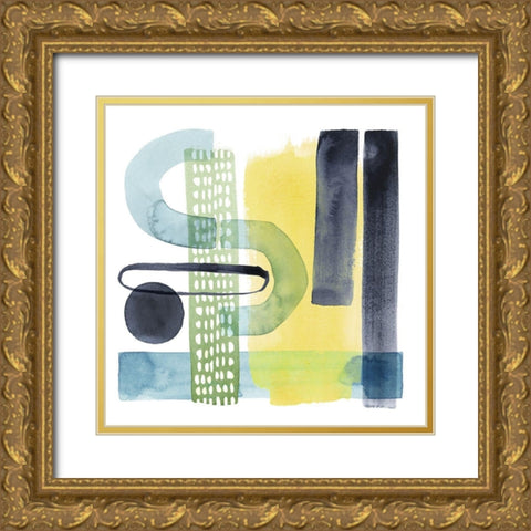 Refractions II Gold Ornate Wood Framed Art Print with Double Matting by Popp, Grace