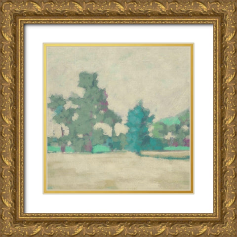 Surround Scape I Gold Ornate Wood Framed Art Print with Double Matting by Zarris, Chariklia