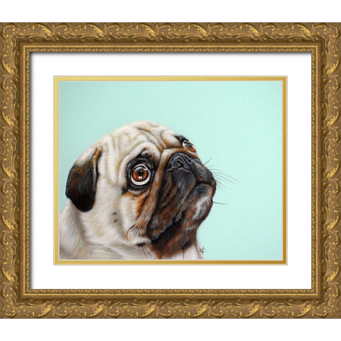 The Treat Gold Ornate Wood Framed Art Print with Double Matting by Coleman, Victoria