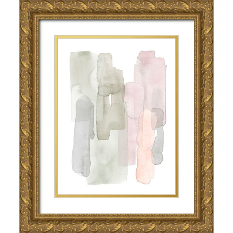 Sorbet Falls I Gold Ornate Wood Framed Art Print with Double Matting by Popp, Grace