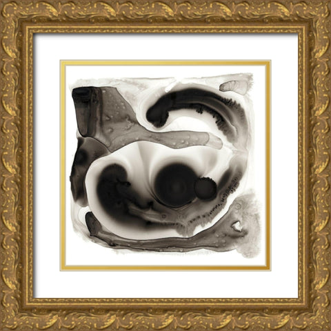 Inspired I Gold Ornate Wood Framed Art Print with Double Matting by Stramel, Renee W.