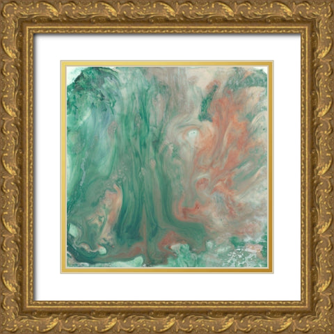 Greenbriar I Gold Ornate Wood Framed Art Print with Double Matting by Stramel, Renee W.