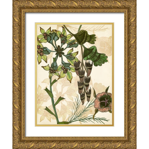 Enchanted II Gold Ornate Wood Framed Art Print with Double Matting by Wang, Melissa