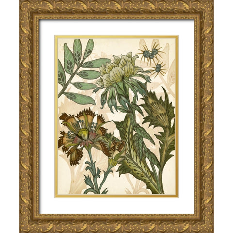 Enchanted III Gold Ornate Wood Framed Art Print with Double Matting by Wang, Melissa