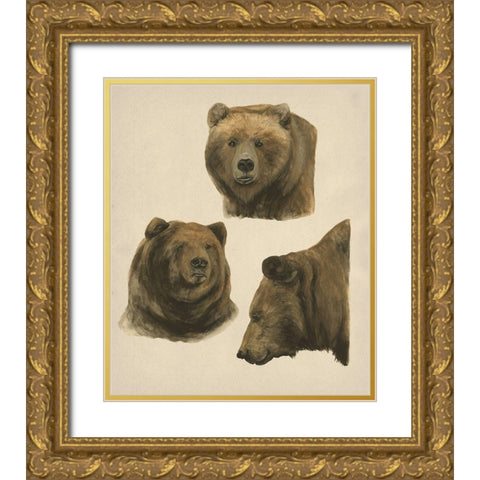 Wild World IV Gold Ornate Wood Framed Art Print with Double Matting by Wang, Melissa
