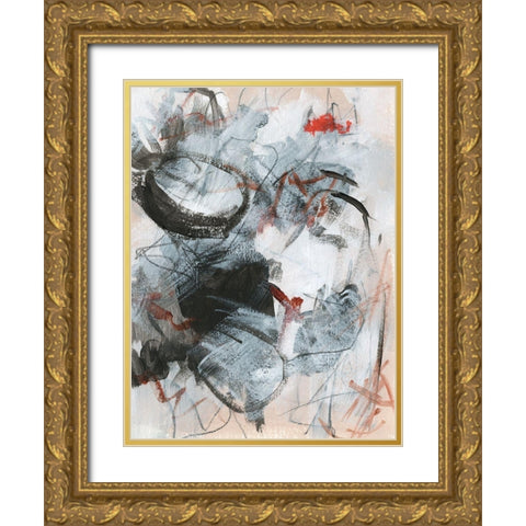 Rekindle II Gold Ornate Wood Framed Art Print with Double Matting by Parker, Jennifer Paxton