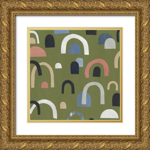 Over the Rainbow II Gold Ornate Wood Framed Art Print with Double Matting by Scarvey, Emma