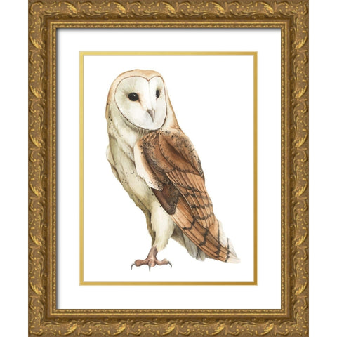 Alba II Gold Ornate Wood Framed Art Print with Double Matting by Popp, Grace