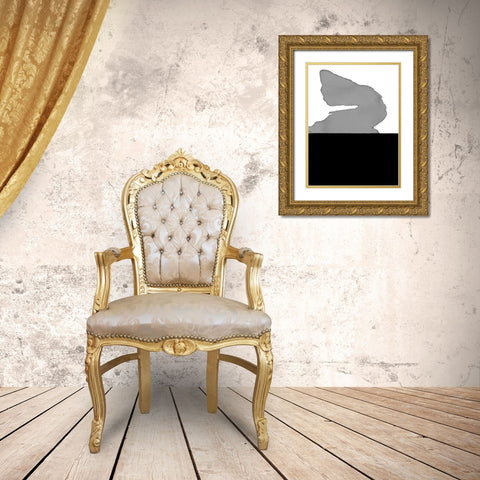 Cumulus I Gold Ornate Wood Framed Art Print with Double Matting by Delamater, Rob