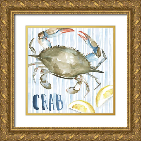 New England Summer I Gold Ornate Wood Framed Art Print with Double Matting by Parker, Jennifer Paxton