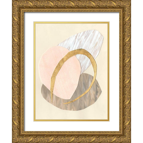 Palm Springs I Gold Ornate Wood Framed Art Print with Double Matting by Stramel, Renee W.
