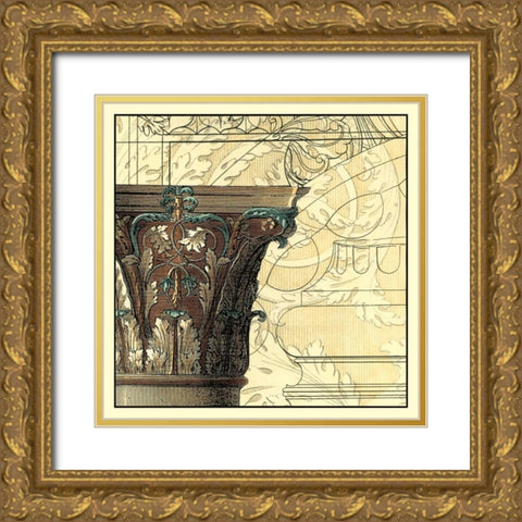 Architectural Inspiration IV Gold Ornate Wood Framed Art Print with Double Matting by Vision Studio