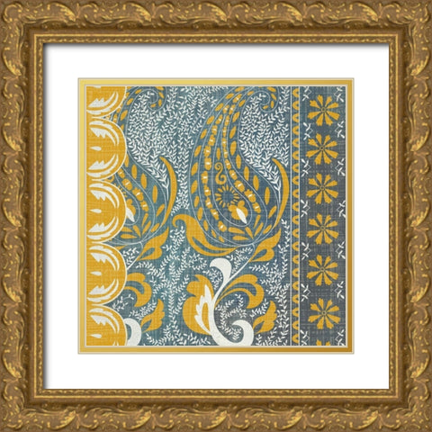 Exotic Journey I Gold Ornate Wood Framed Art Print with Double Matting by Zarris, Chariklia