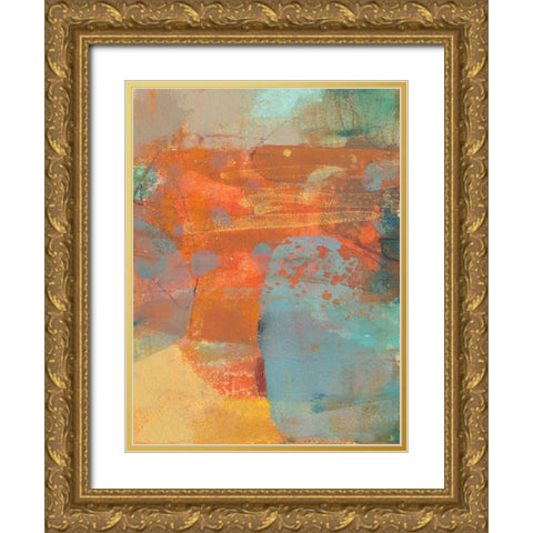 Alira III Gold Ornate Wood Framed Art Print with Double Matting by Jachimiec, Sue